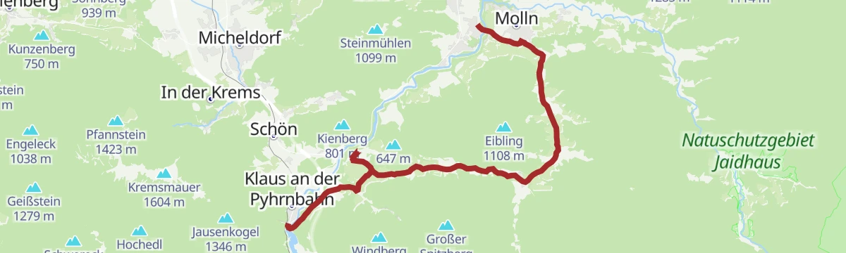 Route map: Mollner Runde